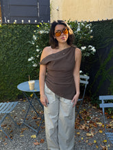 Load image into Gallery viewer, MICAH TOP (BROWN)