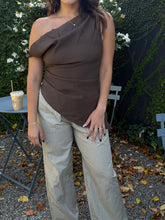 Load image into Gallery viewer, MICAH TOP (BROWN)