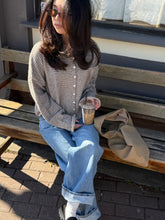 Load image into Gallery viewer, ANDI CARDIGAN (PINSTRIPE)