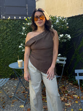 Load image into Gallery viewer, MICAH TOP (BROWN)