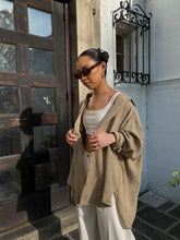 Load image into Gallery viewer, BIANCA BUTTON DOWN (TAUPE)