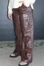 Load image into Gallery viewer, ALEX CARGO LEATHER PANTS
